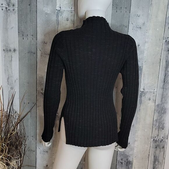 Nwot Topshop Ribbed Fitted Turtleneck Sweater - Picture 5 of 9